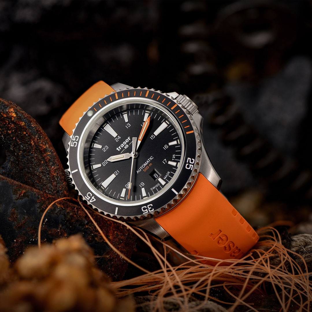 traser P67 Diver Automatic T25 Black / Orange