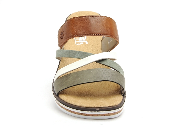Rieker mules et sabots plats femme v3652 multicolore