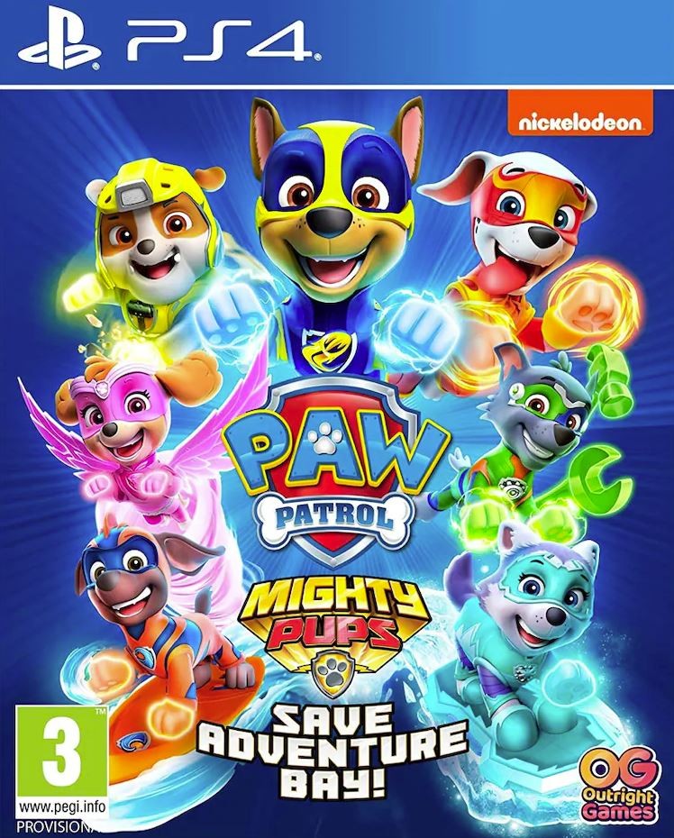 PAW Patrol: Mighty Pups Save Adventure Bay- PlayStation 4