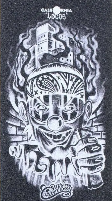 California Locos X Mister Cartoon Griptape - Skateboards