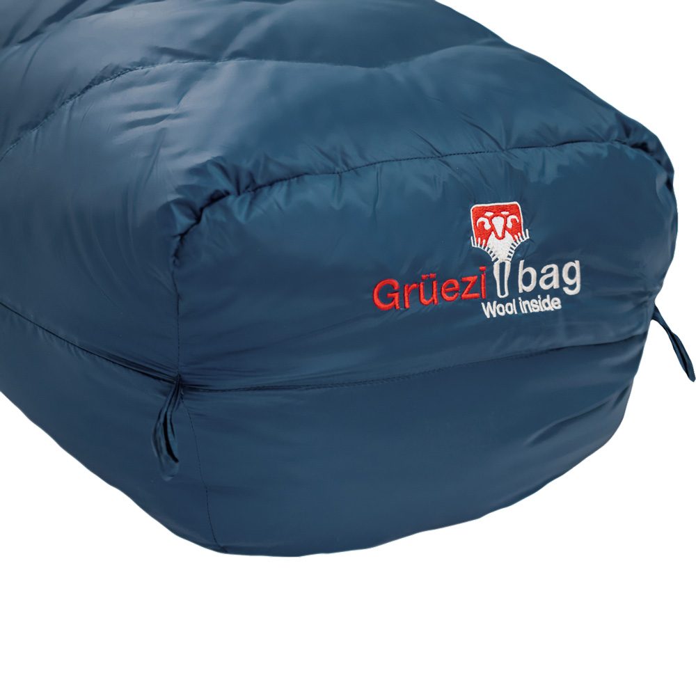 Grüezi Bag Biopod DownWool Ice 175 Schlafsack ice blue