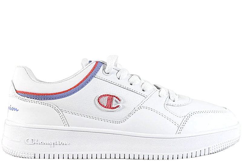 CHAMPION REBOUND LOW SNEAKERS I HVIDT PU