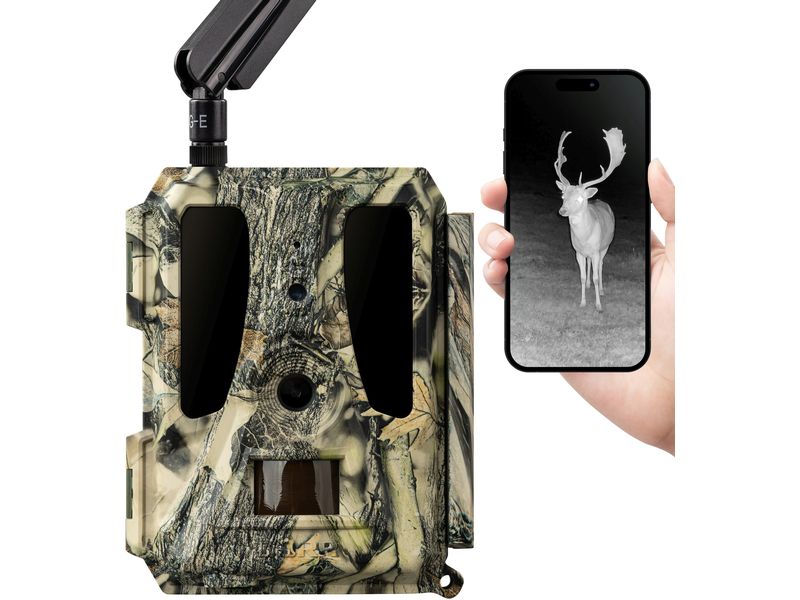 Dörr Kamera Wildkamera SnapShot Cloud Pro 4G WA Weitwinkel Überwachungskamera für hochauflösende Wildtierbeobachtung und Sicherheitsüberwachung