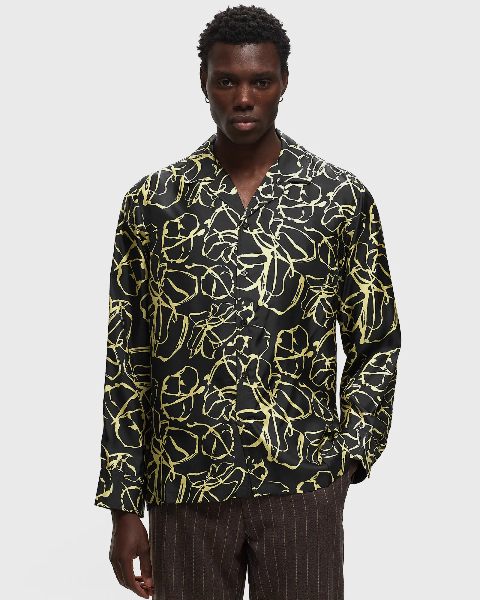 Officine Générale EREN LS SILK ITL ABS PRINT