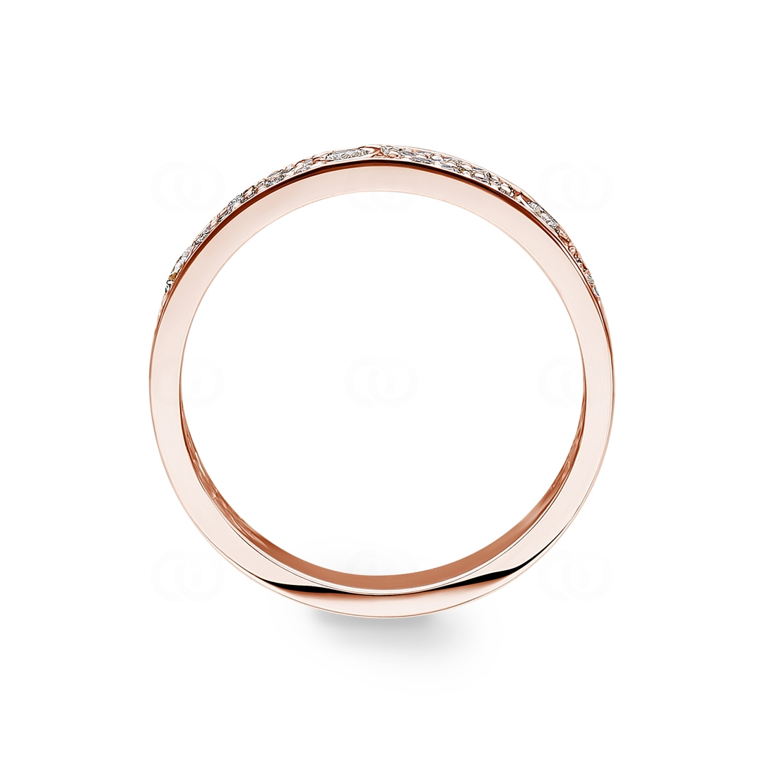 0.40 Karat Diamantring 750/18 K Roségold