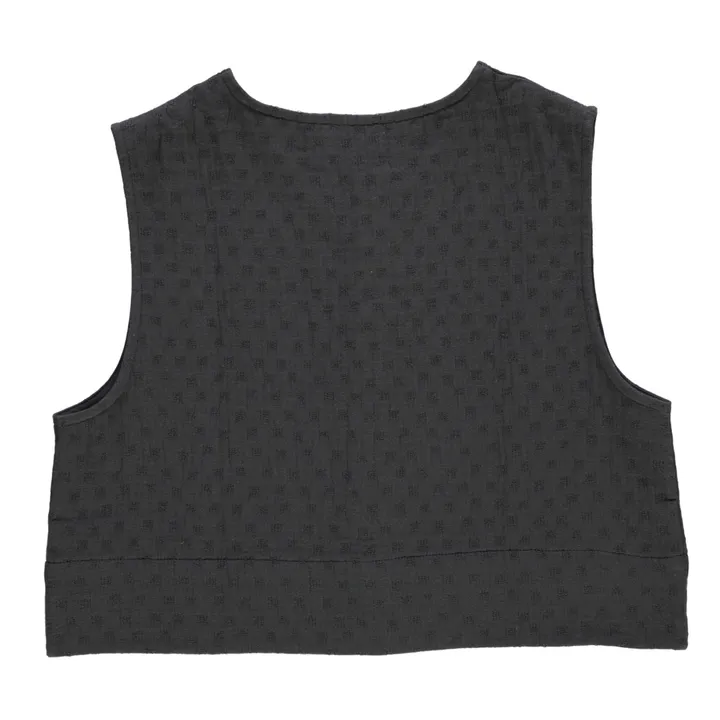 Poudre Organic Gilet Sans Manches Vanille - Collection Femme | Noir