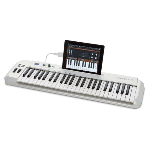 Samson Carbon 49 USB MIDI keyboard met iPad standaard