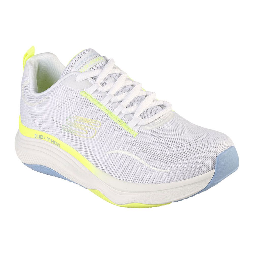 Skechers D'LUX FITNESS - Chaussures training Femme blanc/multi