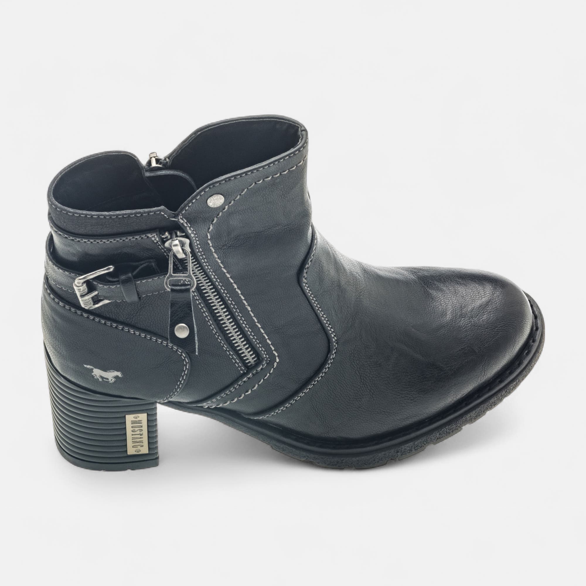 Boots à talon Femme noir
