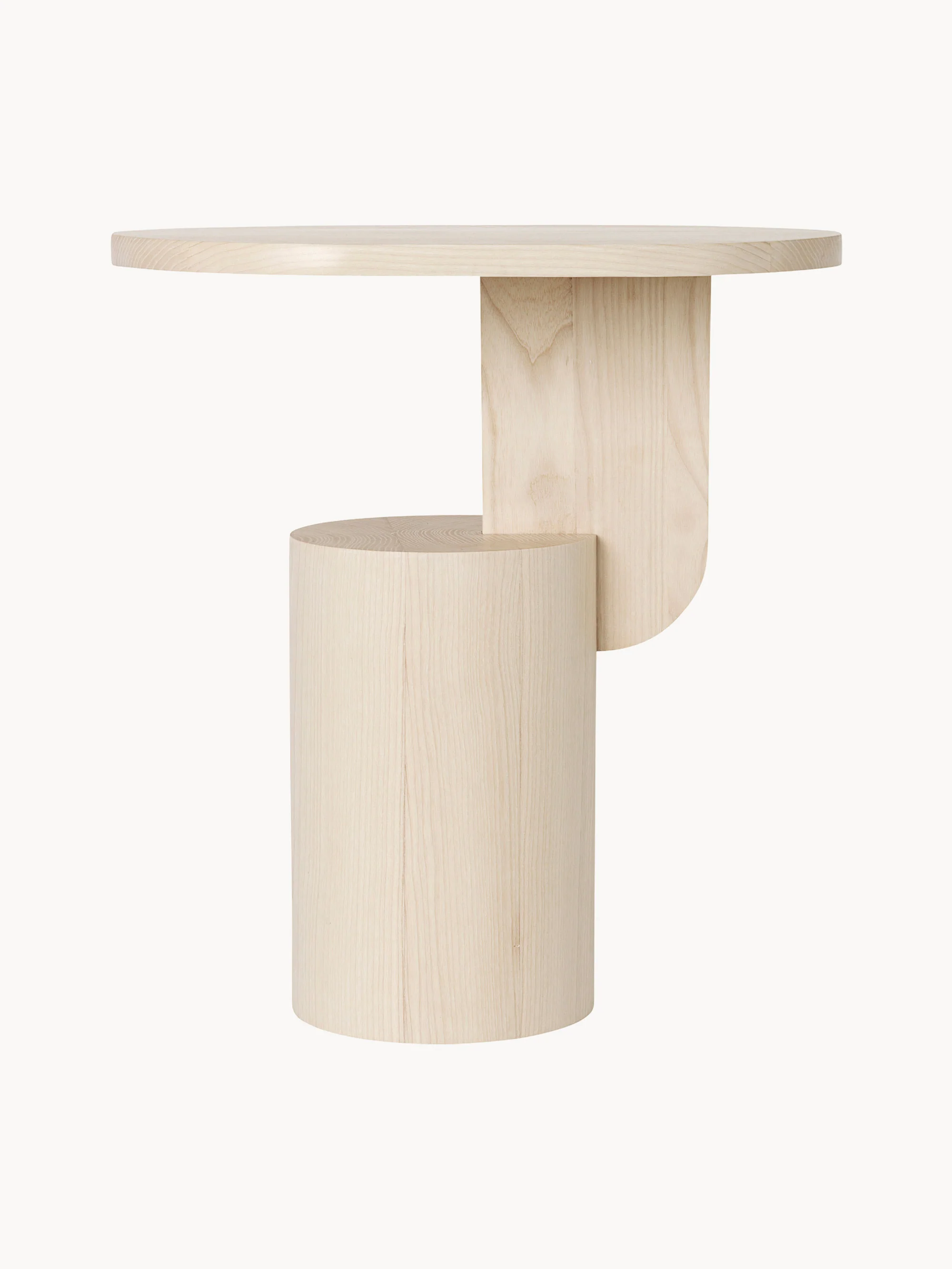 Essenhouten bijzettafel Insert