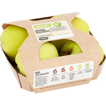 Jumbo Golden Delicious Appels 4 Stuks
