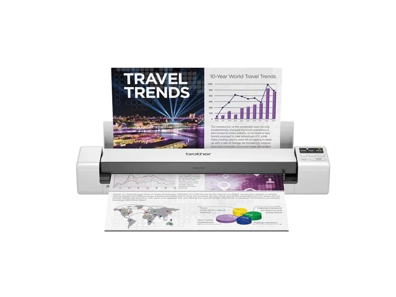 Brother DSmobile DS-940DW - Scanner med papirfødning - Duplex - 215.9 x 1828.8 mm - 600 dpi x 600 dpi - USB 3.0, Wi-Fi(n)