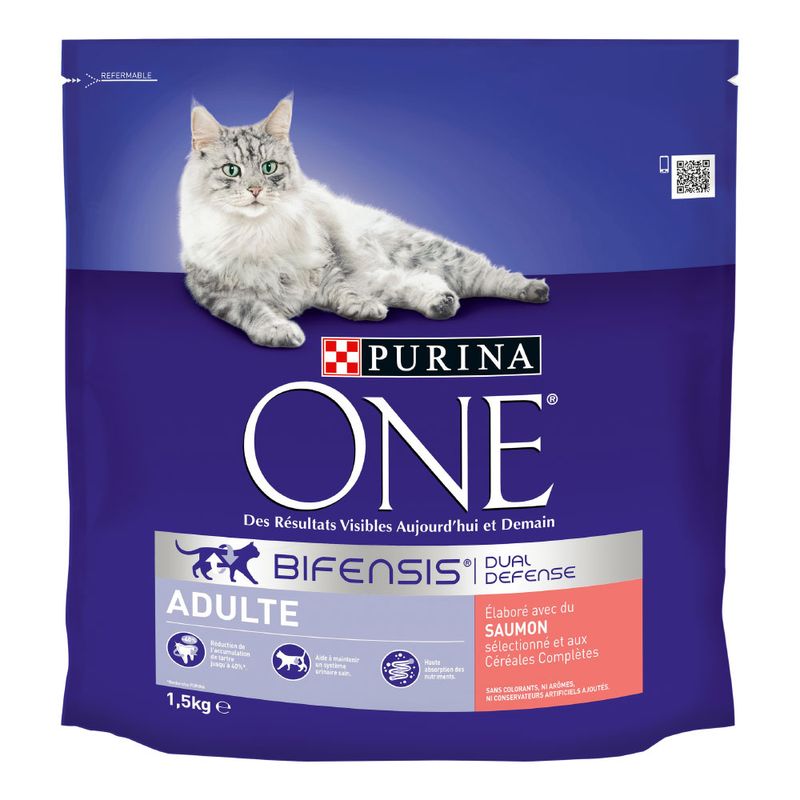 PURINA ONE Adulte saumon, céréales complètes à prix discount sur bitiba.fr