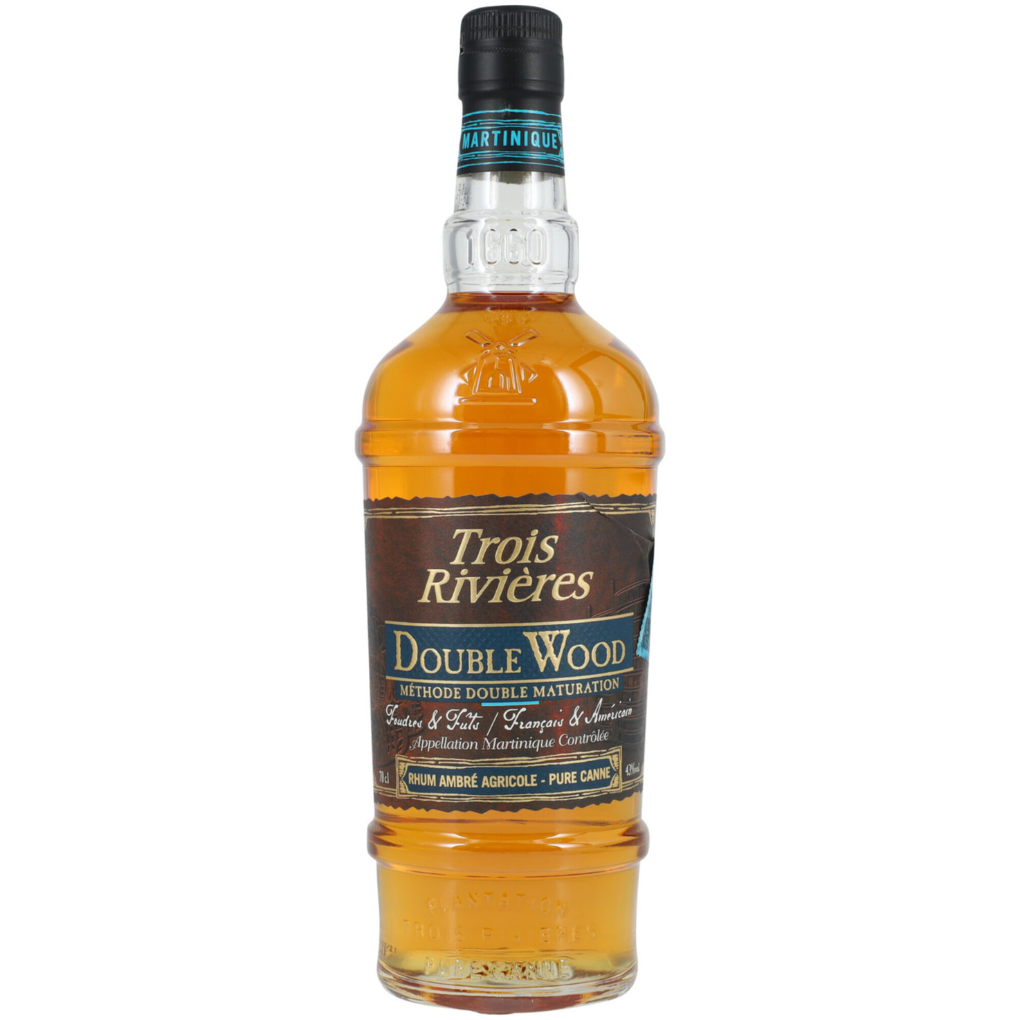 Trois Rivières Double Wood Ambré Rum -70cl