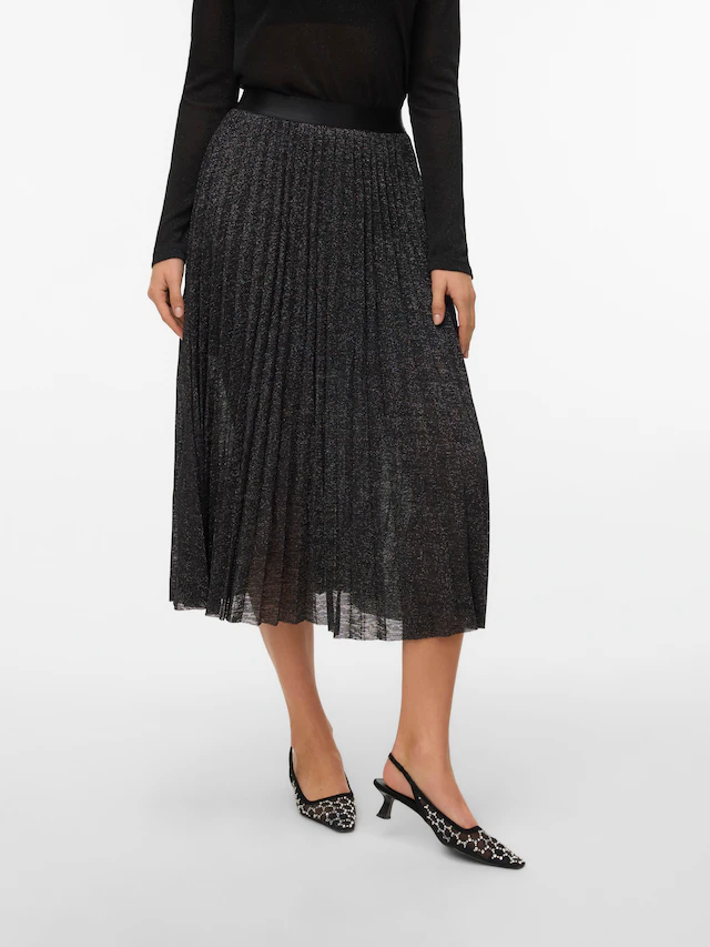 Vero Moda Plisseerock »VMHENLEY MW 7/8 SKIRT JRS BTQ«