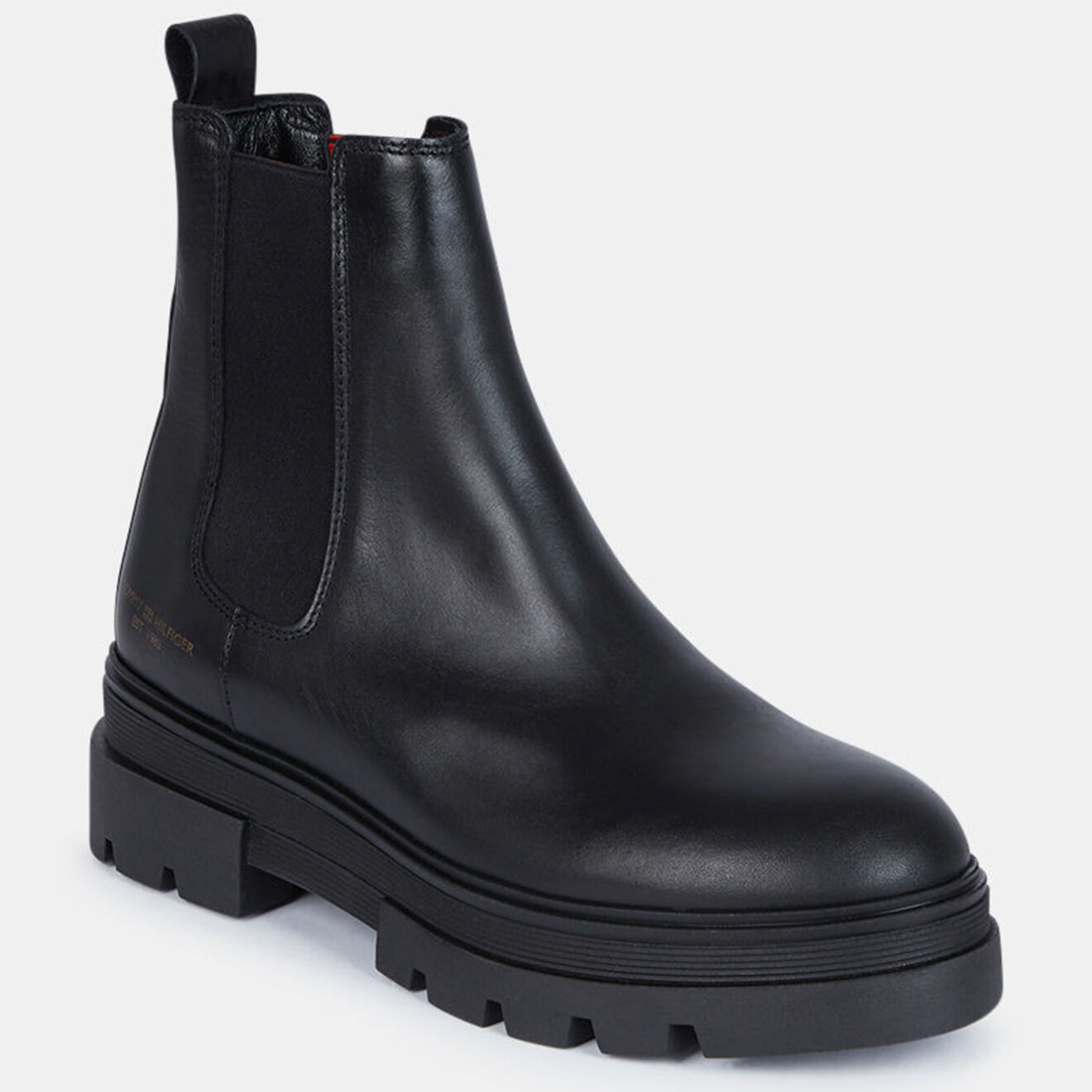 Tommy Hilfiger Chelsea boots en Cuir Monoch noires