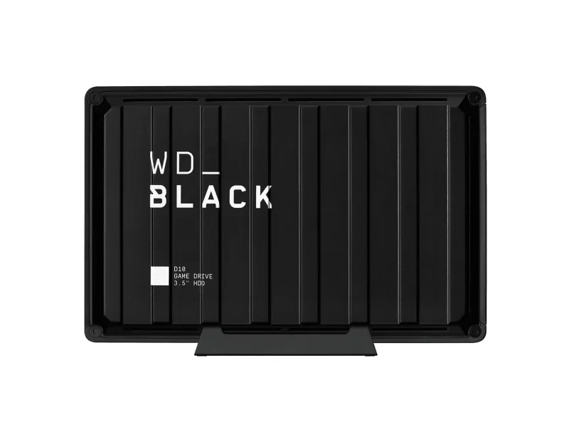 WD_BLACK D10 Game Drive WDBA3P0080HBK - Harddisk - 8 TB - ekstern (bærbar) - USB 3.2 Gen 1 - 7200 rpm - sort