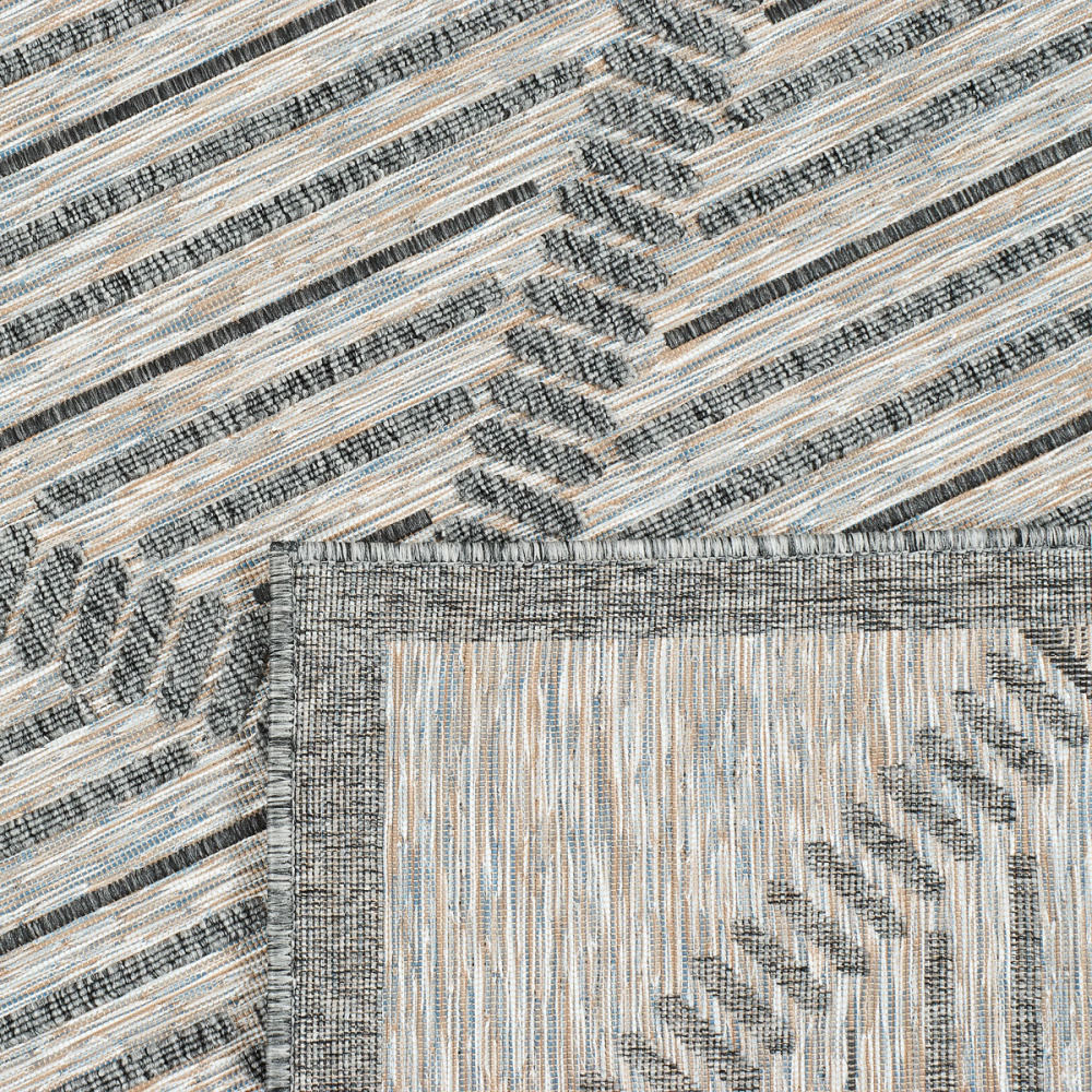 Tapis intérieur extérieur gris acapulco 1672 70 x 140 cm