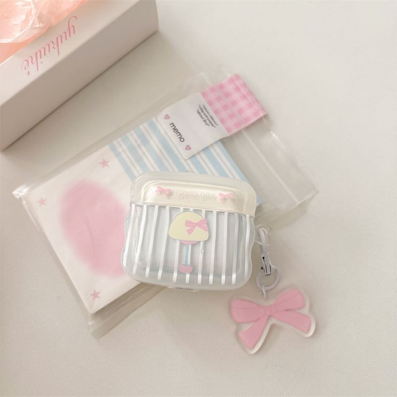 VanDi - Bow AirPods / Pro oortelefoonhoesje met bedel