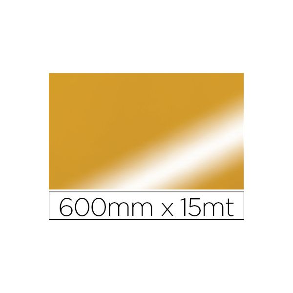 Colibri Papel Fantasia Duplo Metalizado Ouro Bobina 600 mm x 15 Mt - OFF153759CE
