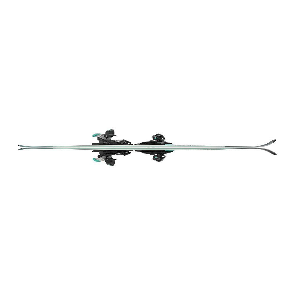 Nordica WILD BELLE DC 84 - Skis all mountain + Fixations TP2 LIGHT 11 FDT black/teal Femme black/teal/tbd