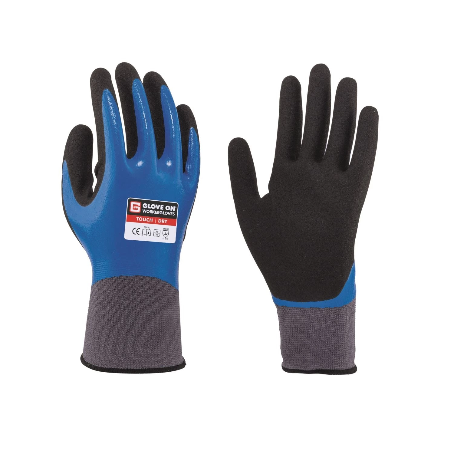 Glove On 100-100-024-08 Touch Dry Werkhandschoenen - maat 08