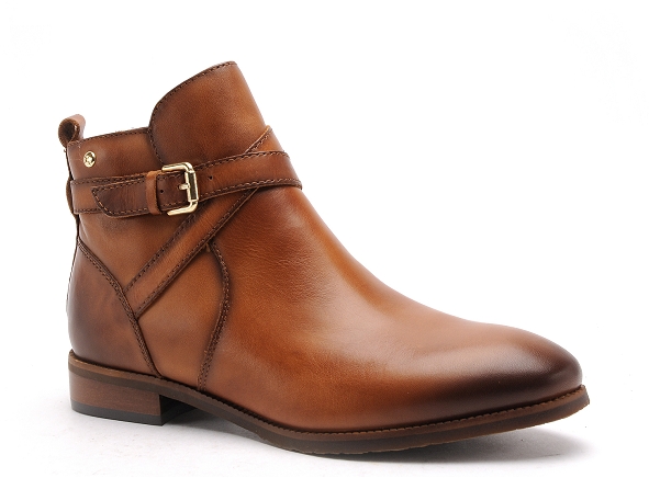Pikolinos boots bottine plates femme royal w4d8614 marron