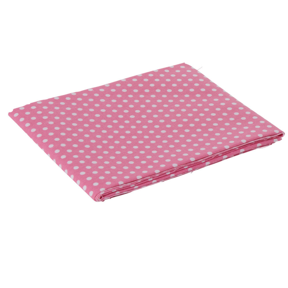 Coupon de tissu 46x55 cm en coton rose