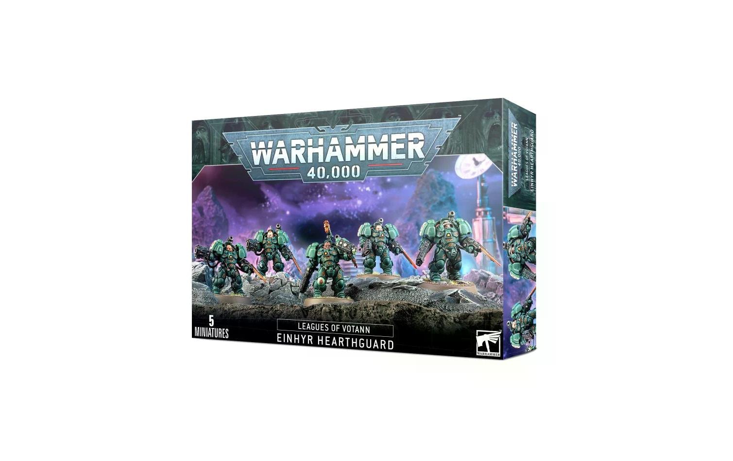 Figurenset Warhammer 40.000 Einhyr FlammenwächterWarhammer 40.000 Miniatur Leagues of Votann: Einhyr Flammenwächter