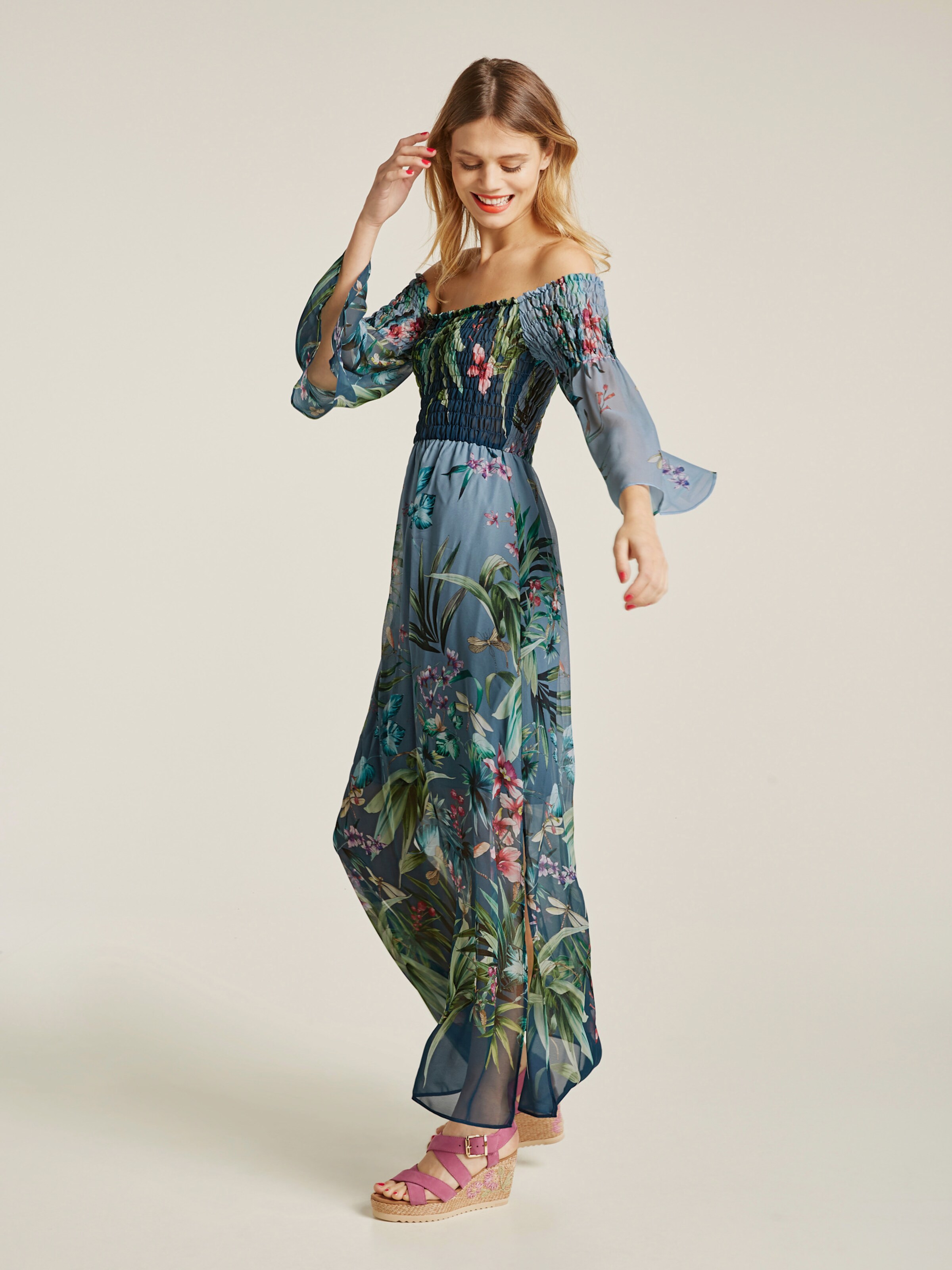 Druck-Kleid