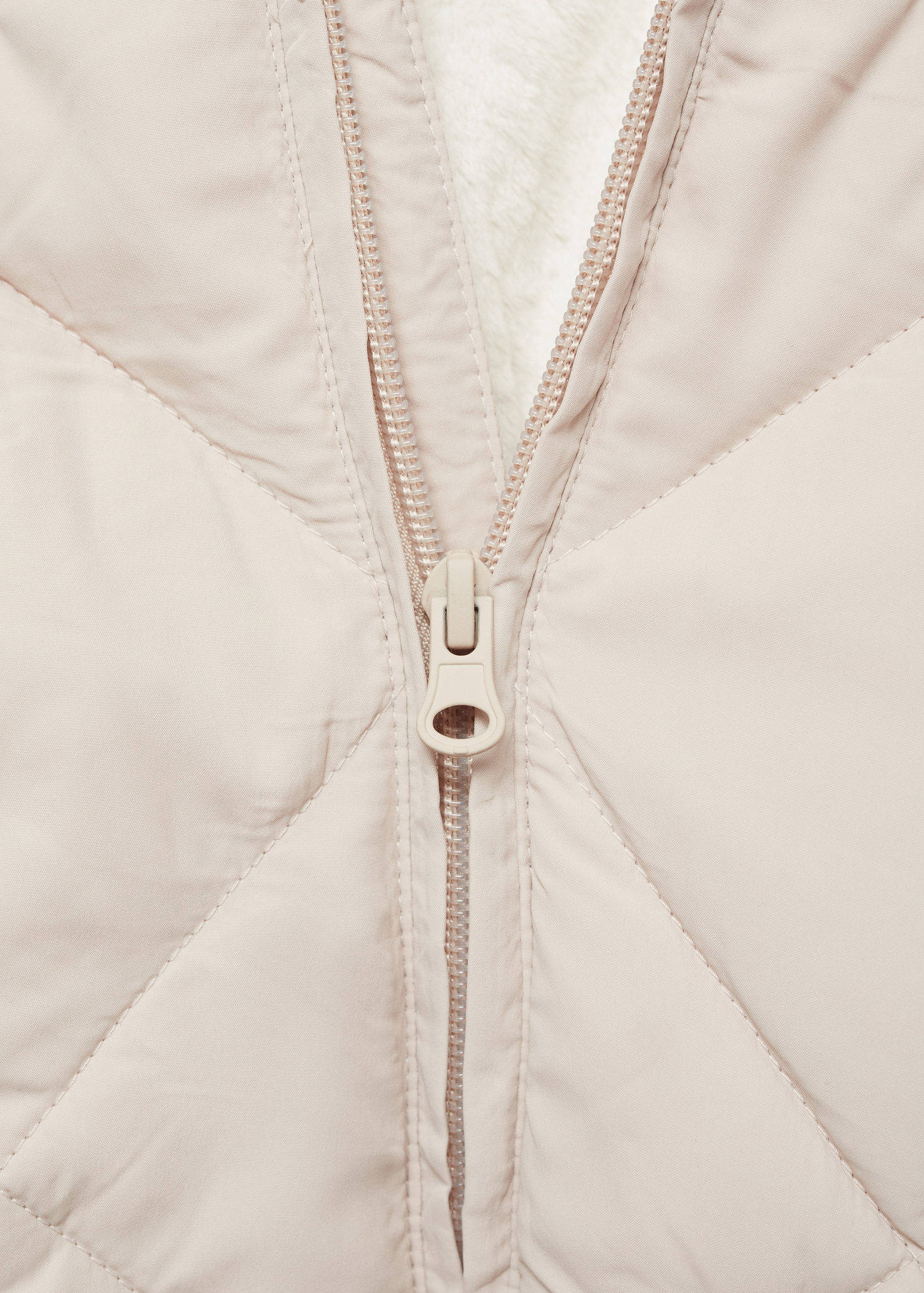 Mango Kids gevoerd baby winterpak beige