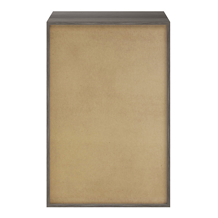 Caisson effet chêne grisé GoodHome Atomia H. 112,5 x L. 75 x P. 45 cm