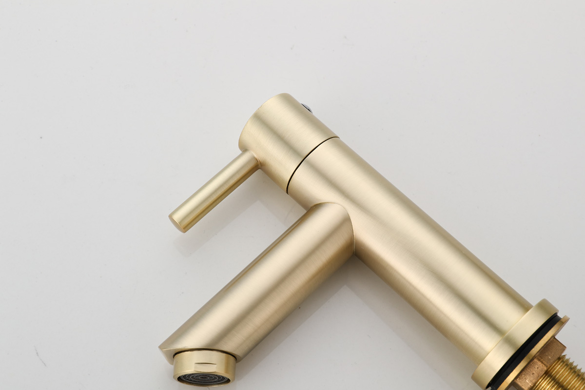 Saniclear Brass fonteinkraan messing geborsteld - goud mat