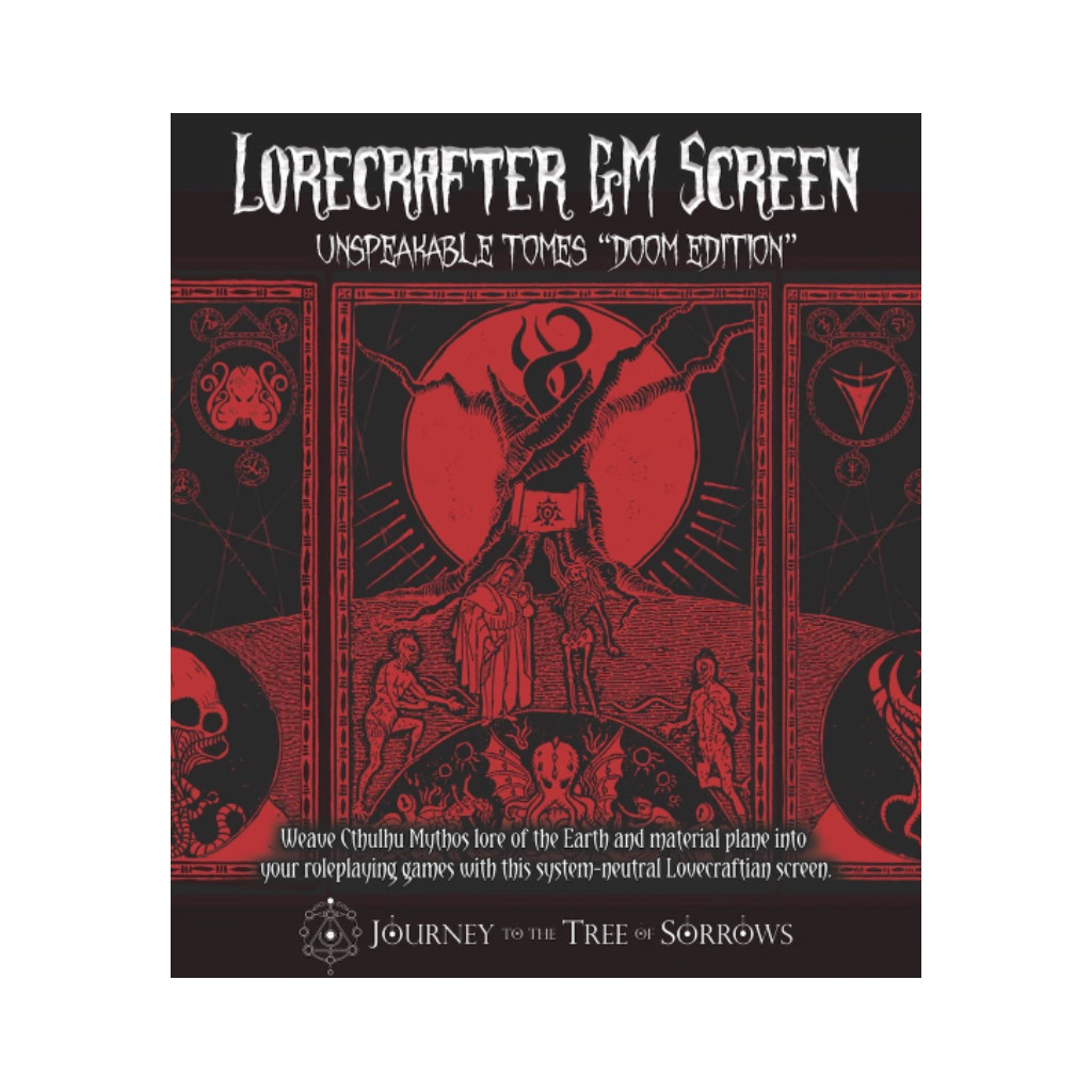 Lorecrafter GM Screen - Unspeakable Tomes Doom Edition