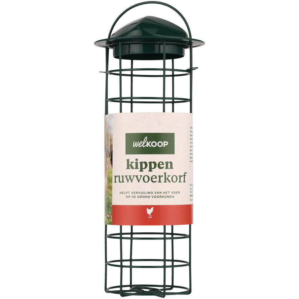 Welkoop Kippenruwvoerkorf - Pluimvee accessoire - 33x10x10 cm