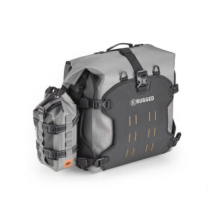 Sacoches cavalières Kappa K'RUGGED - AV07 (2 x 30 litres) Universel - Noir