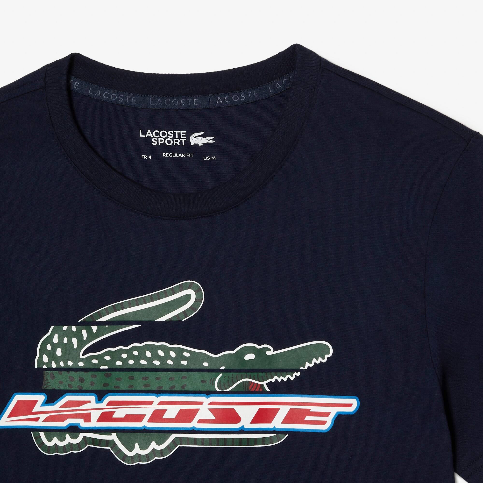 Herren LACOSTE SPORT T-Shirt aus Bio-Baumwolle T-Shirts - Blau - Lacoste - Herren