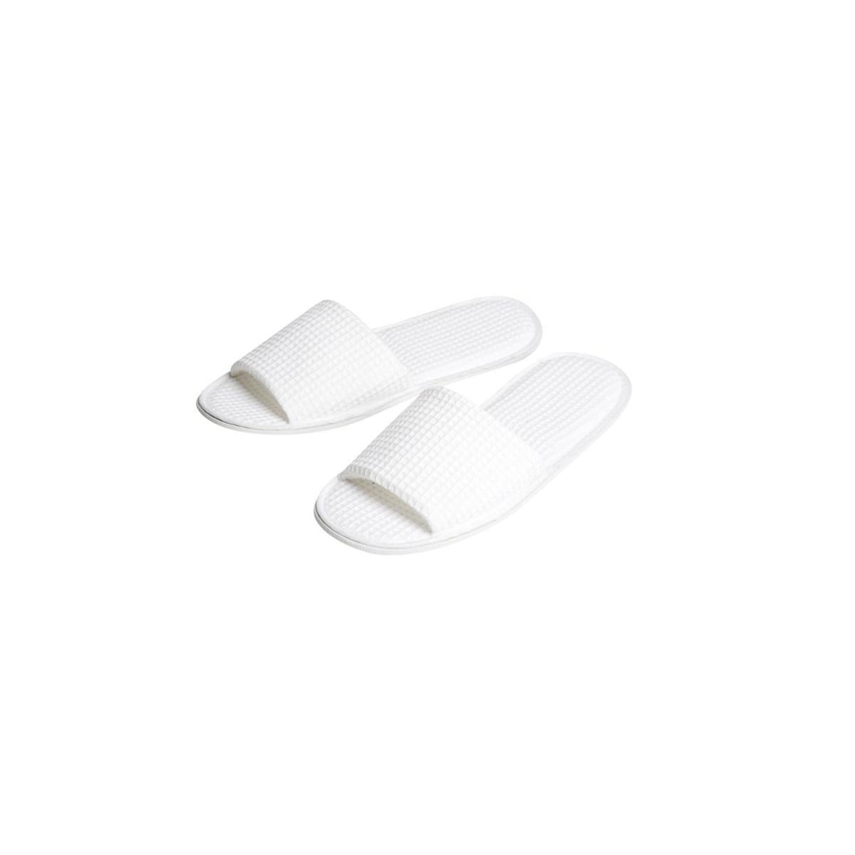 Queen Anne, Spatoffla Våfflade stl. 36-39, Vit