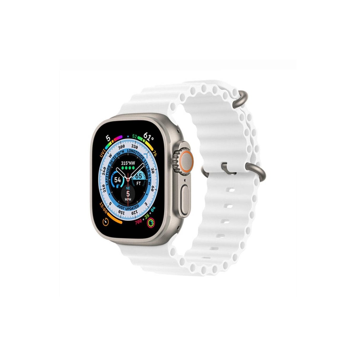 RIB Sport klokkerem Apple Watch Ultra 2 (49mm) - Hvit