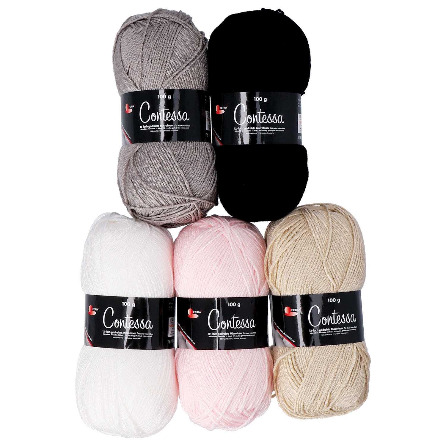 Garn Contessa 100g rose 715