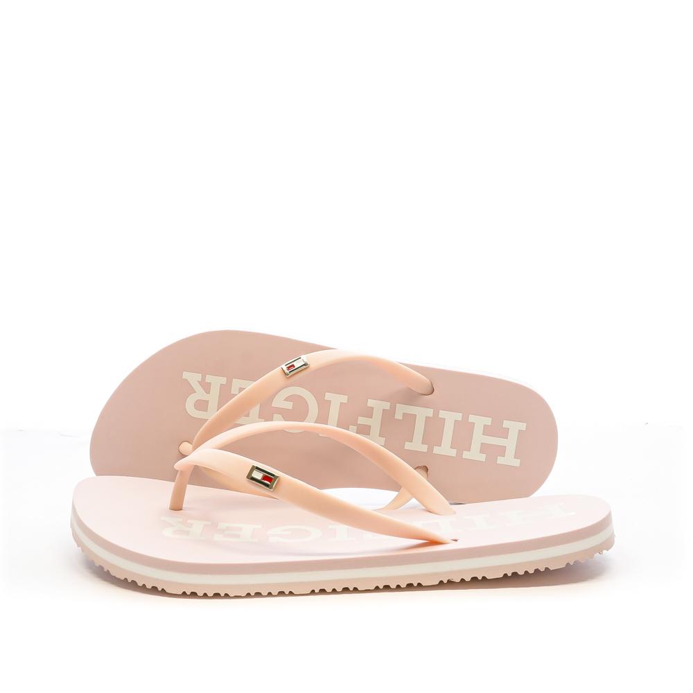Tommy Hilfiger Tongs Rose Femme Tommy Hilfiger Hilfiger Strap Beach