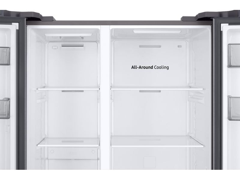 Samsung Foodcenter RS57DG400EM9 Silber Side by Side Kühl- und Gefrierteil