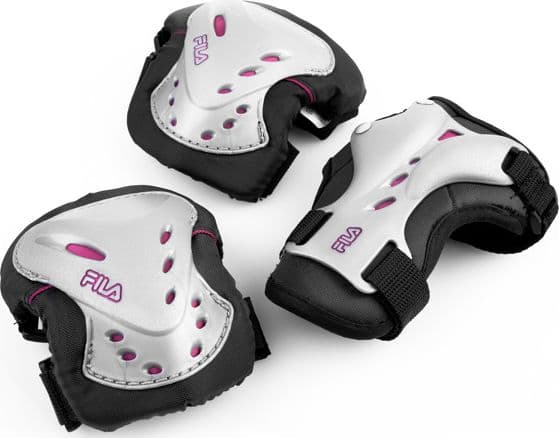 FILA SKØYTER Protectors FP LADY GEARS sølv/svart/rosa L
