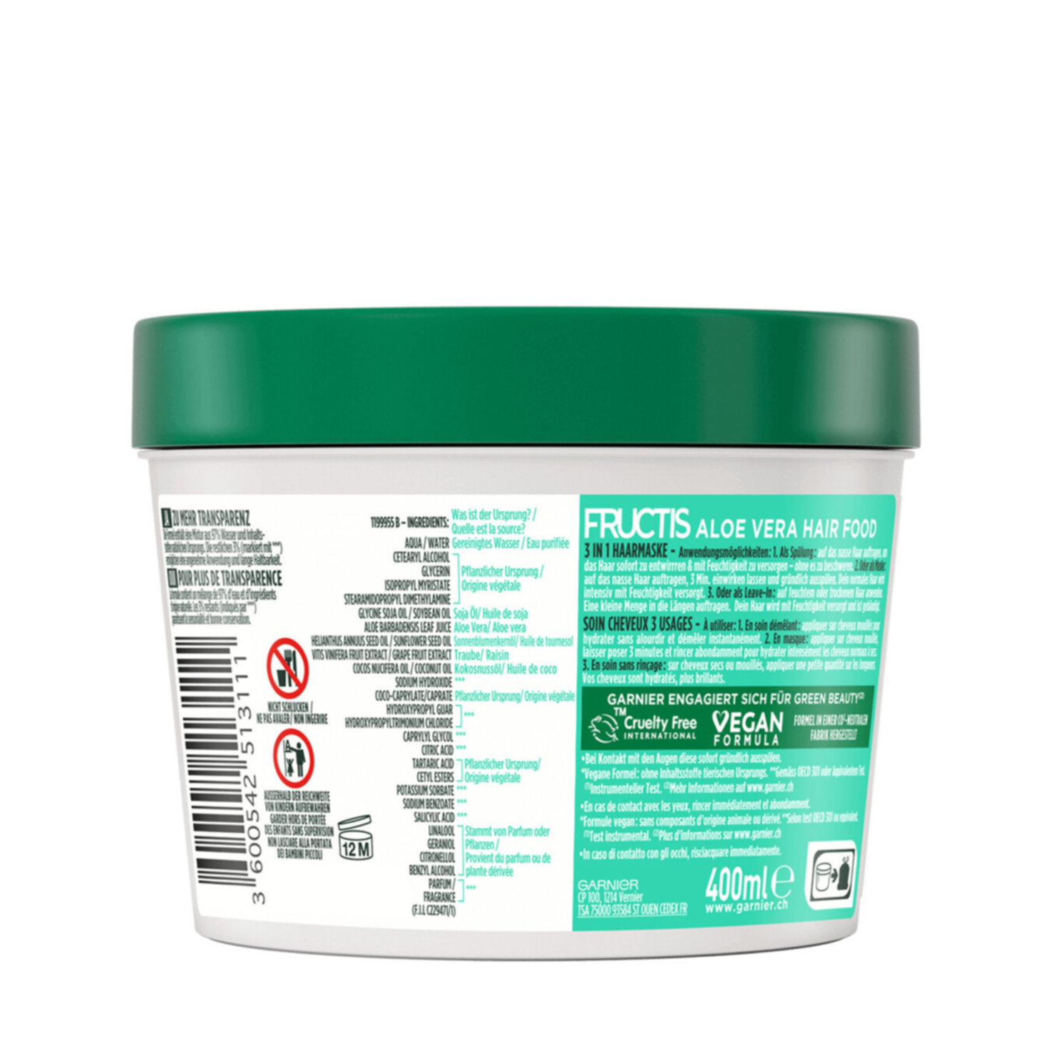 Fructis Hair Food Haarmaske Aloe Vera