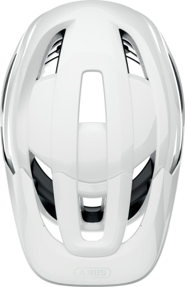 Abus CliffHanger Cykelhjelm, Shiny White