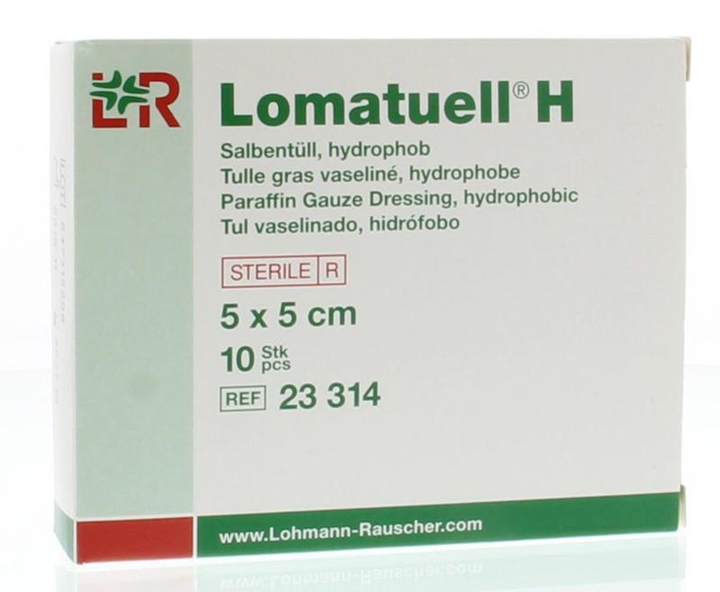 lomatuell Gaasverband 5 cm x 5 cm 10stuks