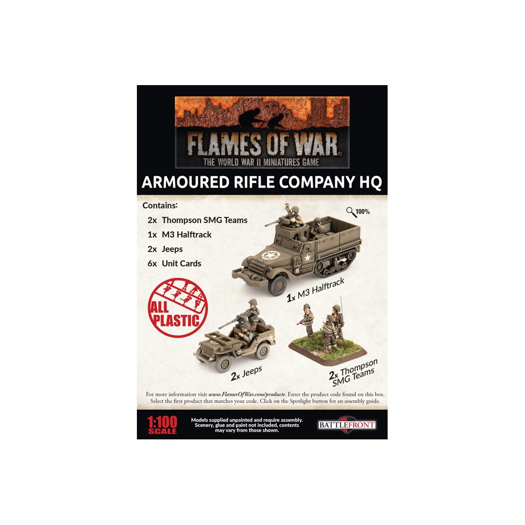 Flames of War - Armoured Rifle Company HQ