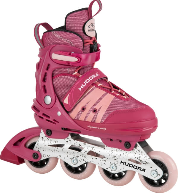 HUDORA Inline Skates Comfort, strong berry, Gr. 29-34
