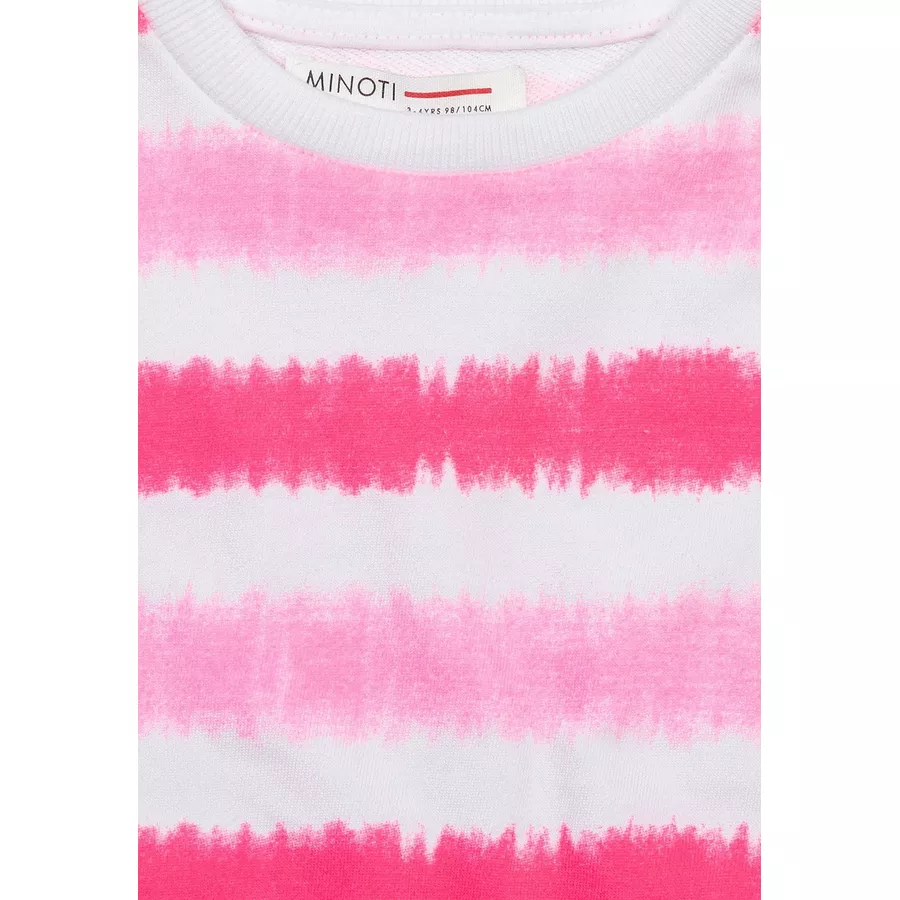 MINOTI Sweatshirt RosaWeiß