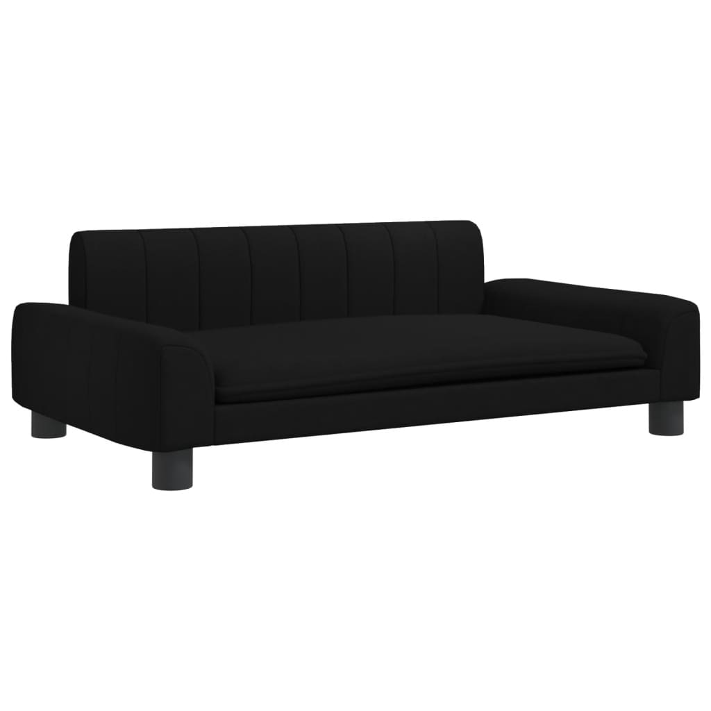 Cama para cães vidaXL em tecido preto, 70x45x30 cm